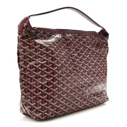 Goyardine Fidji Zip Hobo Burgundy
