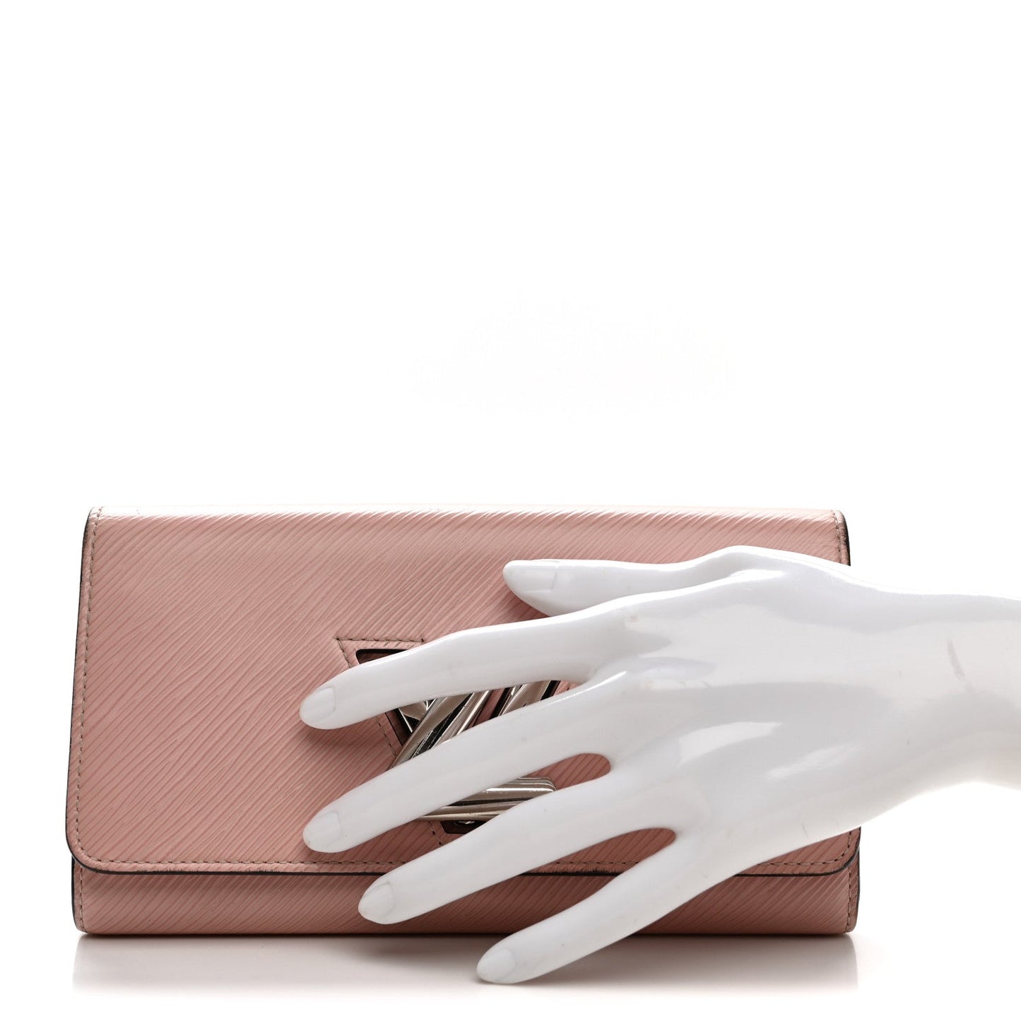 Epi Twist Wallet Rose Ballerine