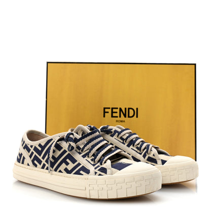 Woven Fabric FF Mens Domino Low Top Sneakers 41 Bei Midnight