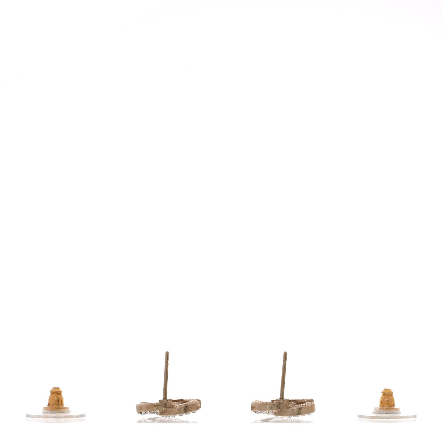 Crystal CC Earrings Gold