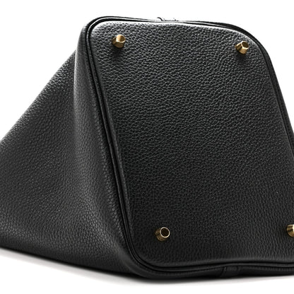 Taurillon Clemence Picotin Lock 22 MM Black