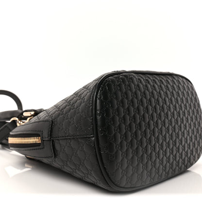 Microguccissima Mini Dome Bag Black