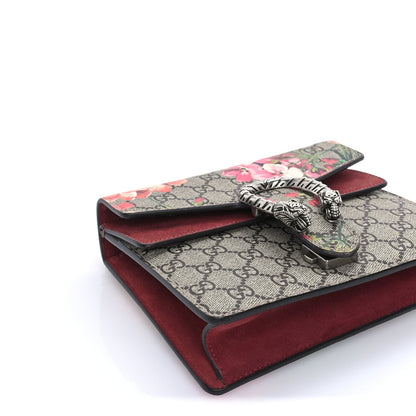 GG Supreme Monogram Blooms Mini Dionysus Shoulder Bag Beige Multicolor Dry Rose