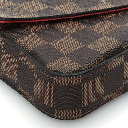 Damier Ebene Pochette Felicie Chain Wallet