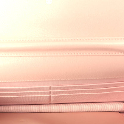 Caviar Quilted Wallet on Chain WOC  Light Pink