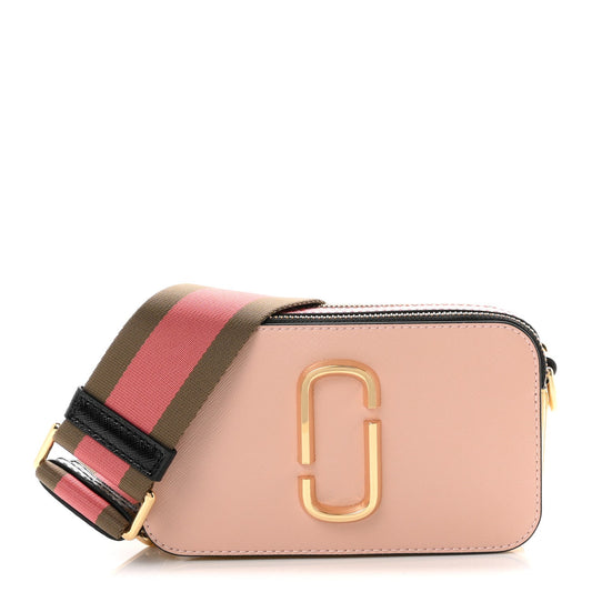 Saffiano Small Snapshot Camera Bag New Rose