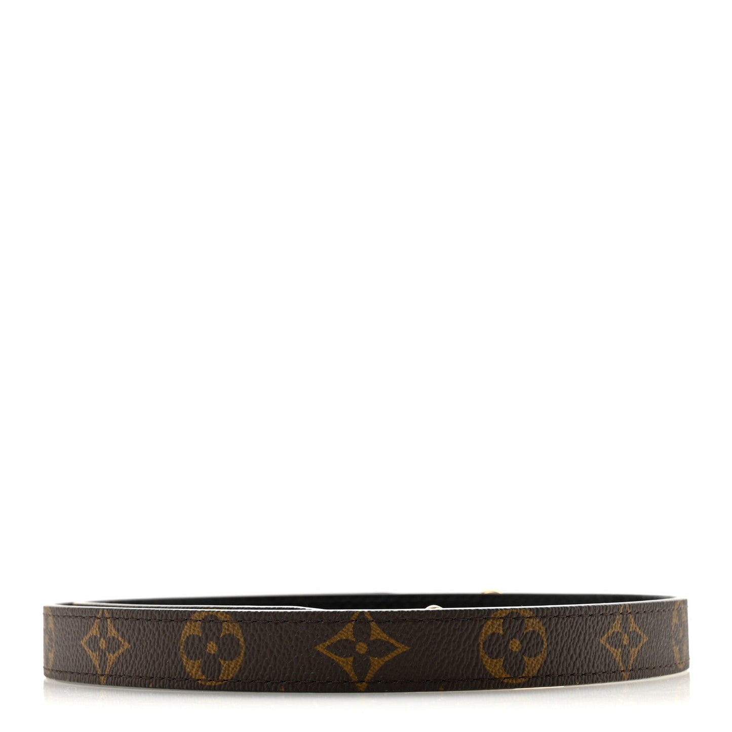 Calfskin Monogram Shoulder Strap Black