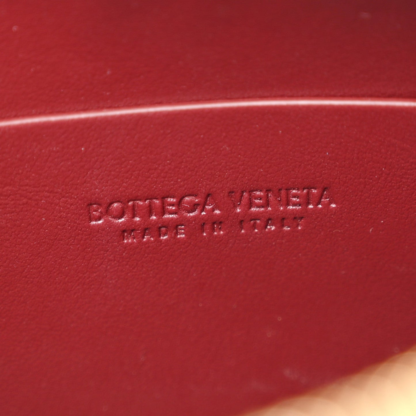 Nappa Intrecciato Concert Pouch Barolo
