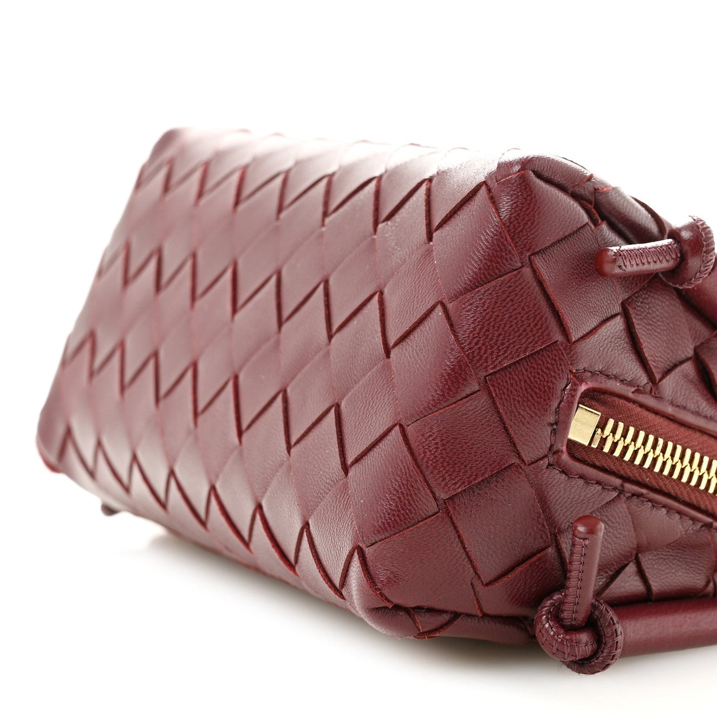 Nappa Intrecciato Concert Pouch Barolo