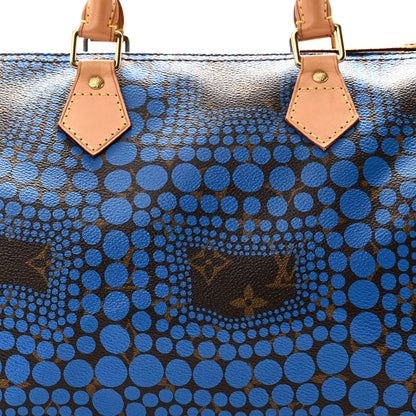 Monogram Kusama Town Speedy 30 Blue