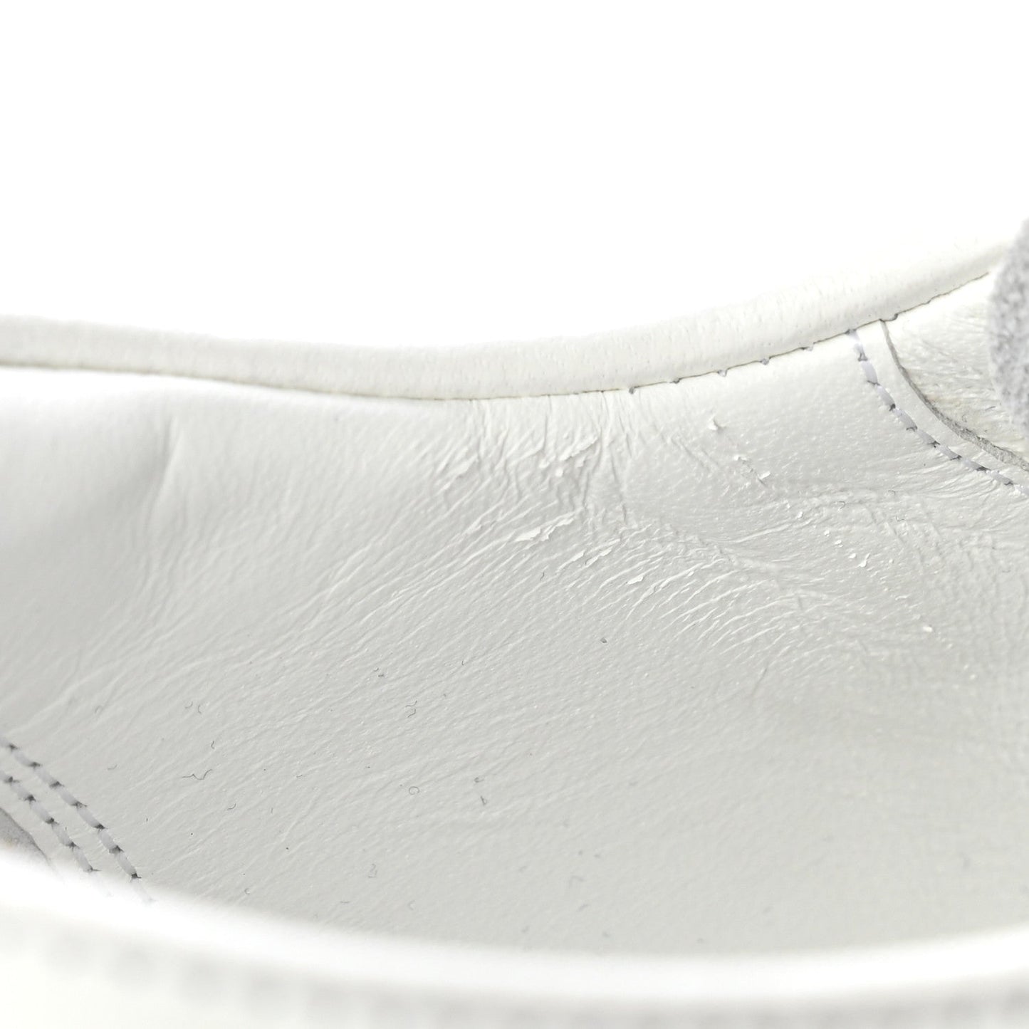 Spazzolato Calzature Donna Triangle Logo 50mm Derby Loafers 38.5 White 38.5 White