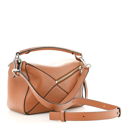 Calfskin Small Puzzle Bag Tan