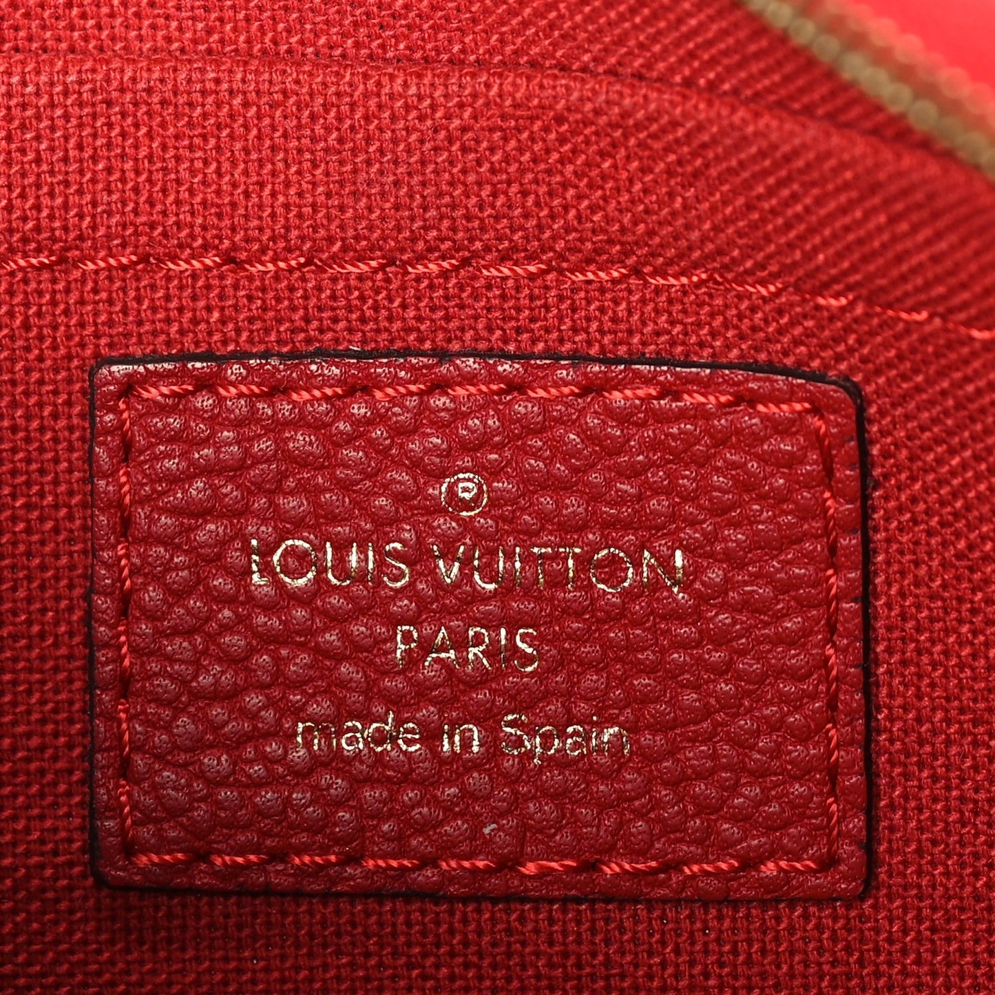 Monogram Pallas Clutch  Cherry