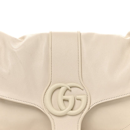 Goatskin Small GG Monochrome Aphrodite Shoulder Bag Mystic White