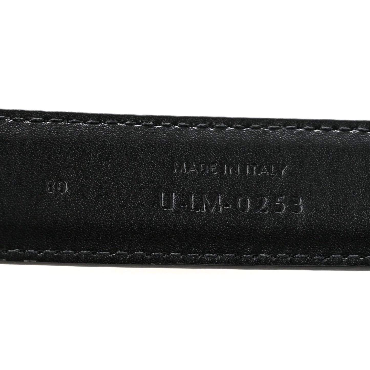 Box Calfskin Medium 25mm Triomphe 80 32 Belt Black