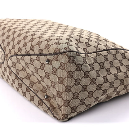 Monogram Medium Tote  Dark Brown