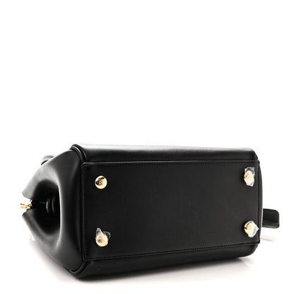 Supple Calfskin Small Madrid Bag  Black
