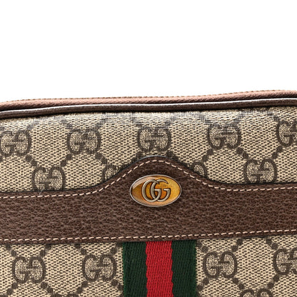 GG Supreme Monogram Ophidia Belted iPhone Case 75 30 Dark Brown