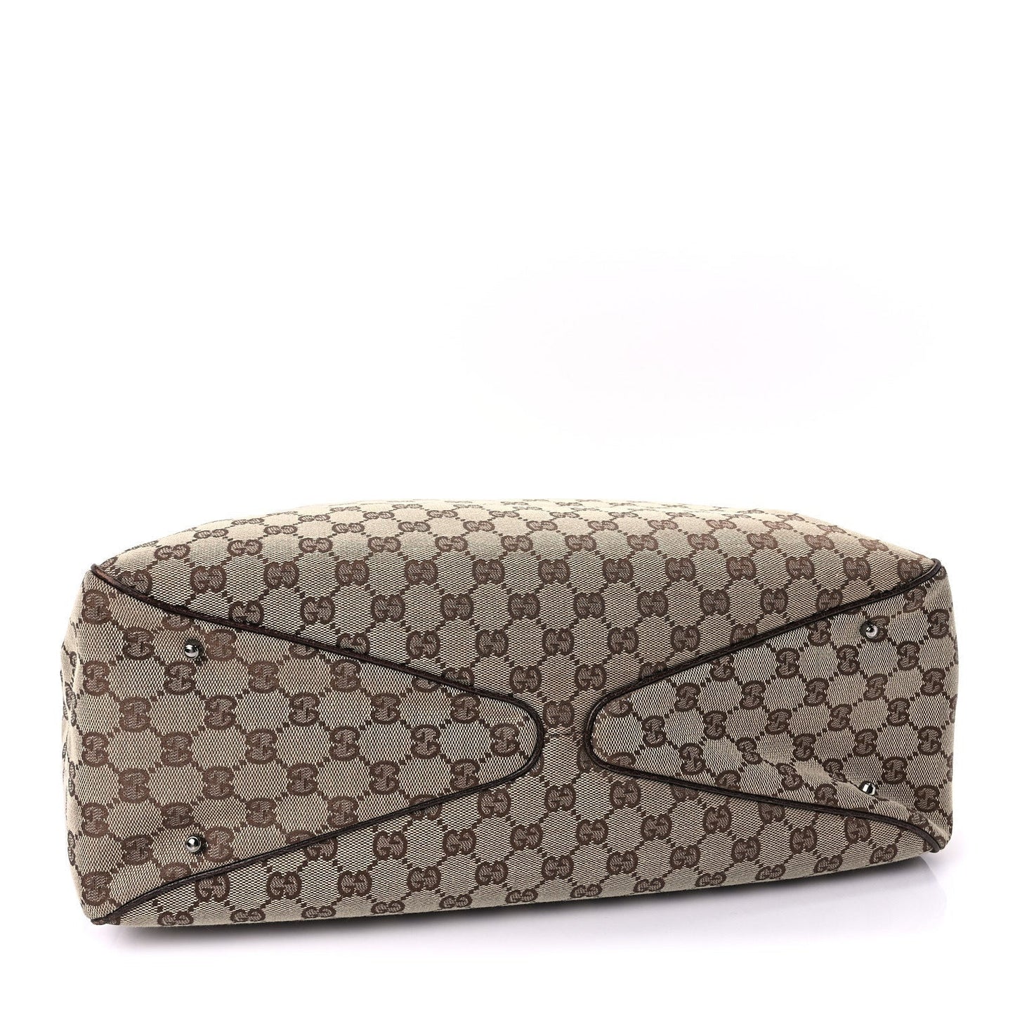 Monogram Medium Tote  Dark Brown