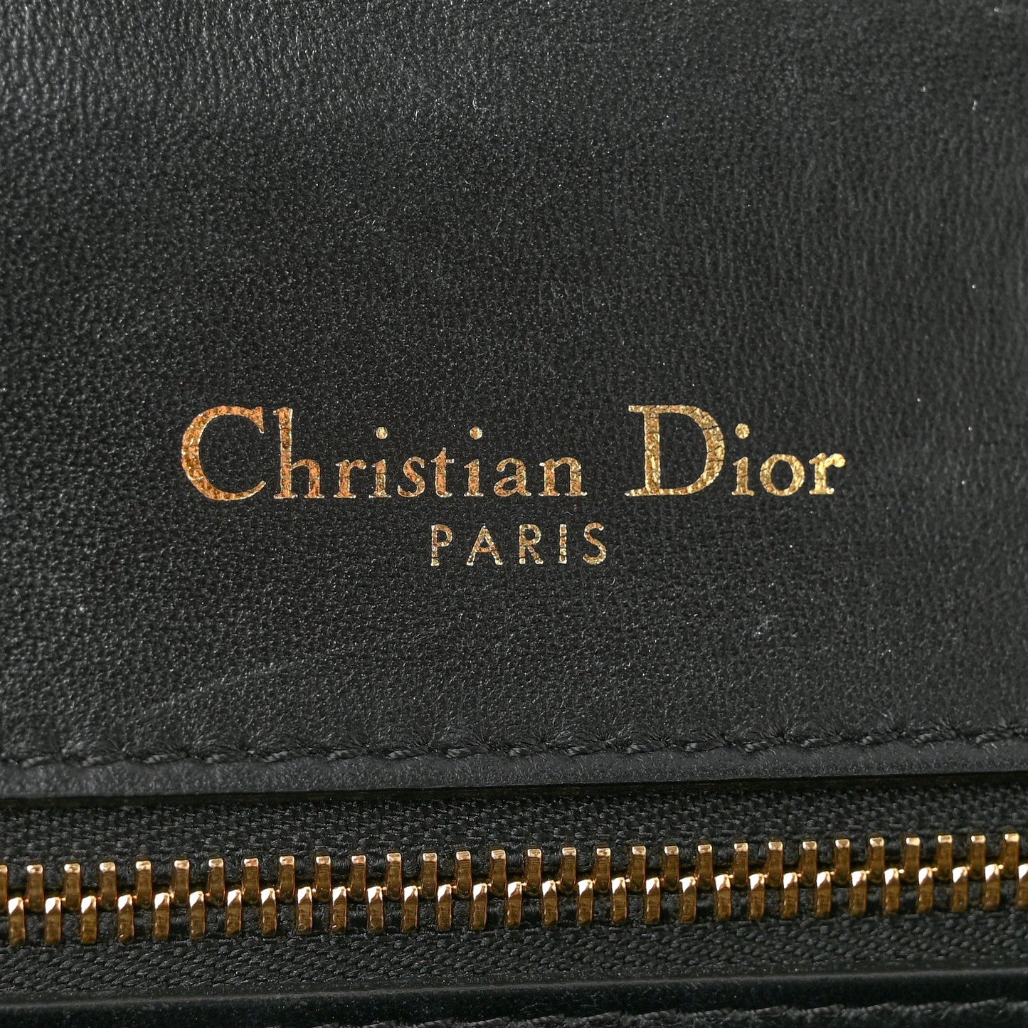 Calfskin Small Diorama Flap Bag Black