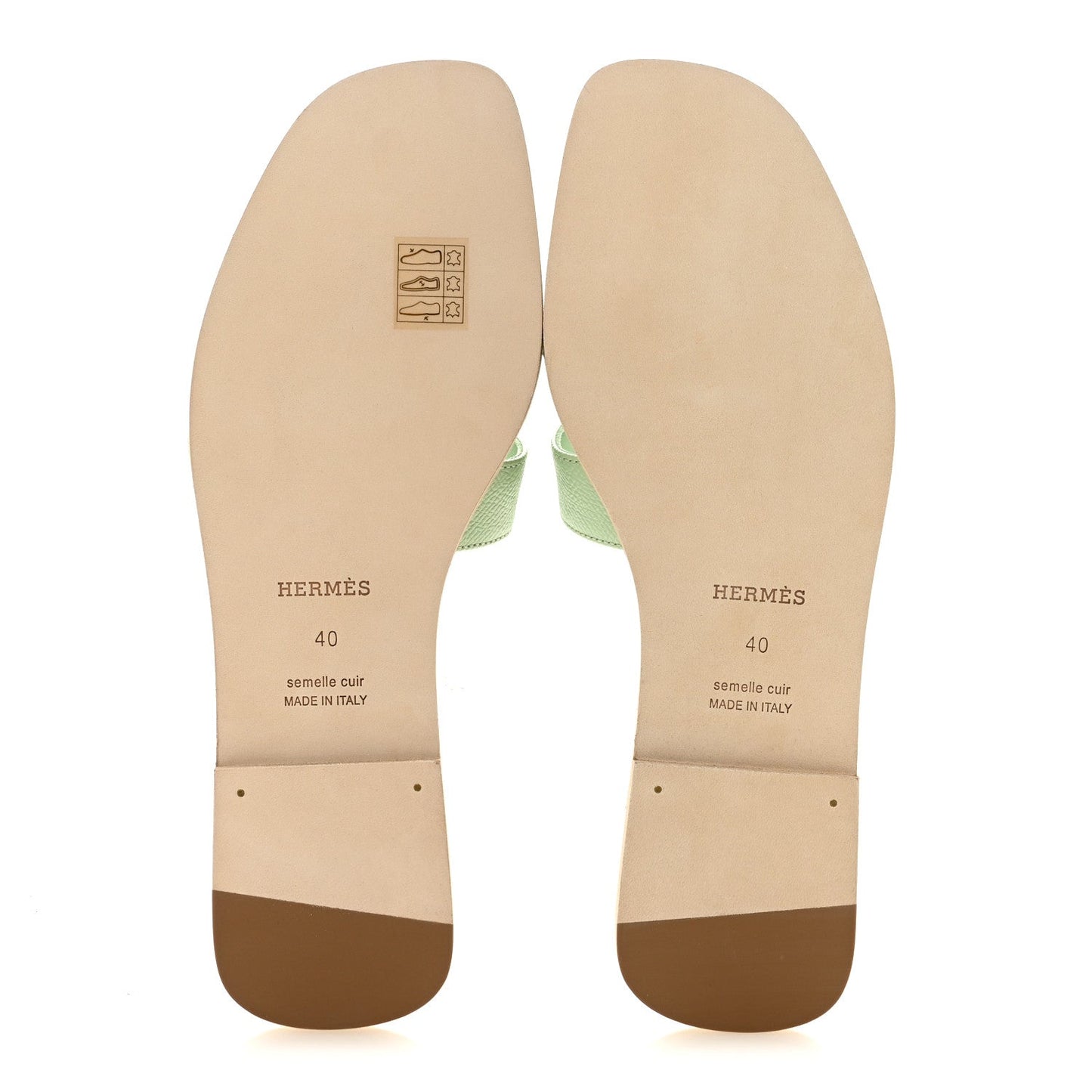 Epsom Oran Sandals 40 Vert Jade