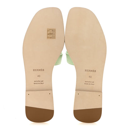 Epsom Oran Sandals 40 Vert Jade