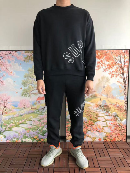 TOP￥~119 PANTS￥~119 S🔥P🔥E🔥E & N🔥K🔥SWEATER TROUSERS FLEECE