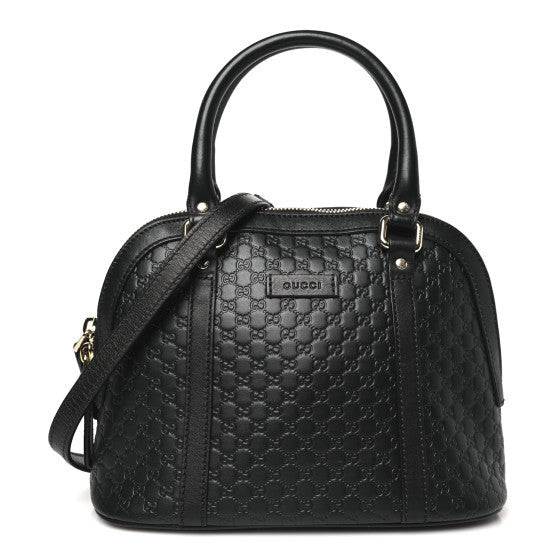 Microguccissima Mini Dome Bag Black