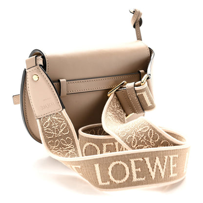 Calfskin Jacquard Mini Gate Dual Bag Clay