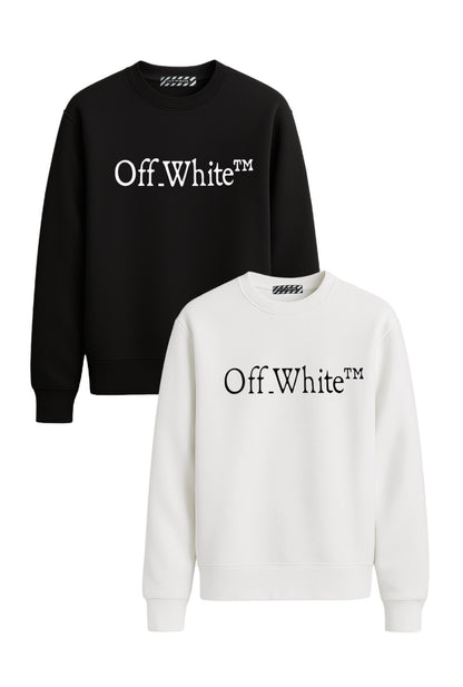 SUDADERA OFFWHIT£