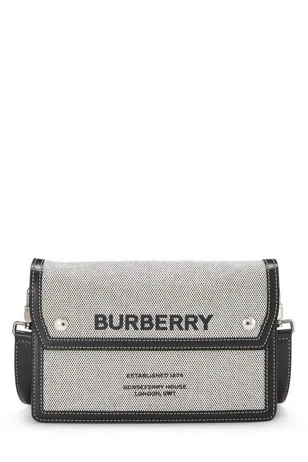 Bb Black And White Color Small Square Bag
