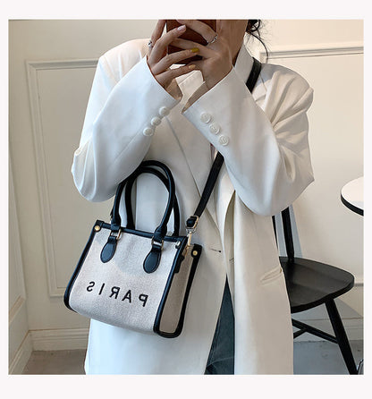 Casual versatile canvas mini crossbody bag shoulder handbag ED0855