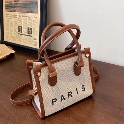 Casual versatile canvas mini crossbody bag shoulder handbag ED0855