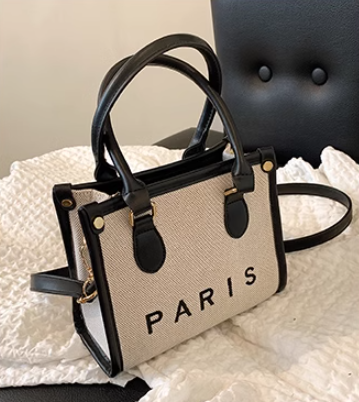 Casual versatile canvas mini crossbody bag shoulder handbag ED0855