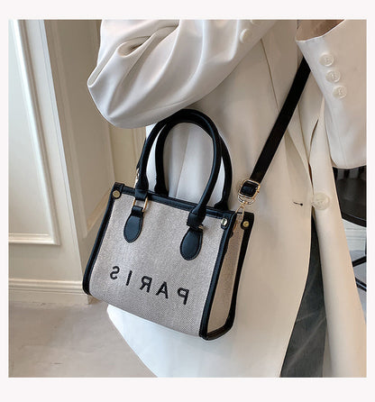 Casual versatile canvas mini crossbody bag shoulder handbag ED0855