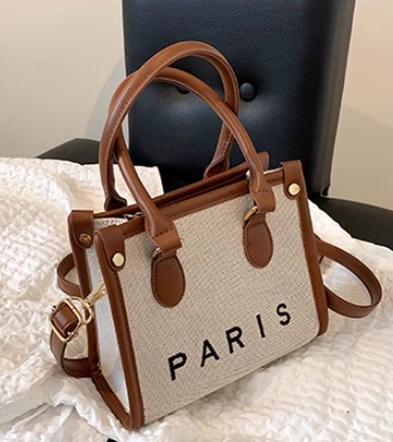 Casual versatile canvas mini crossbody bag shoulder handbag ED0855