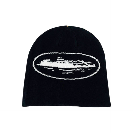Alcatraz Black Beanie