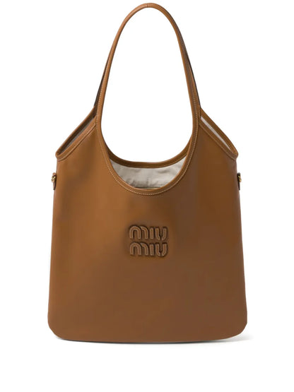 HOBO 40 TOTE BAG IN BROWN CALFSKIN
