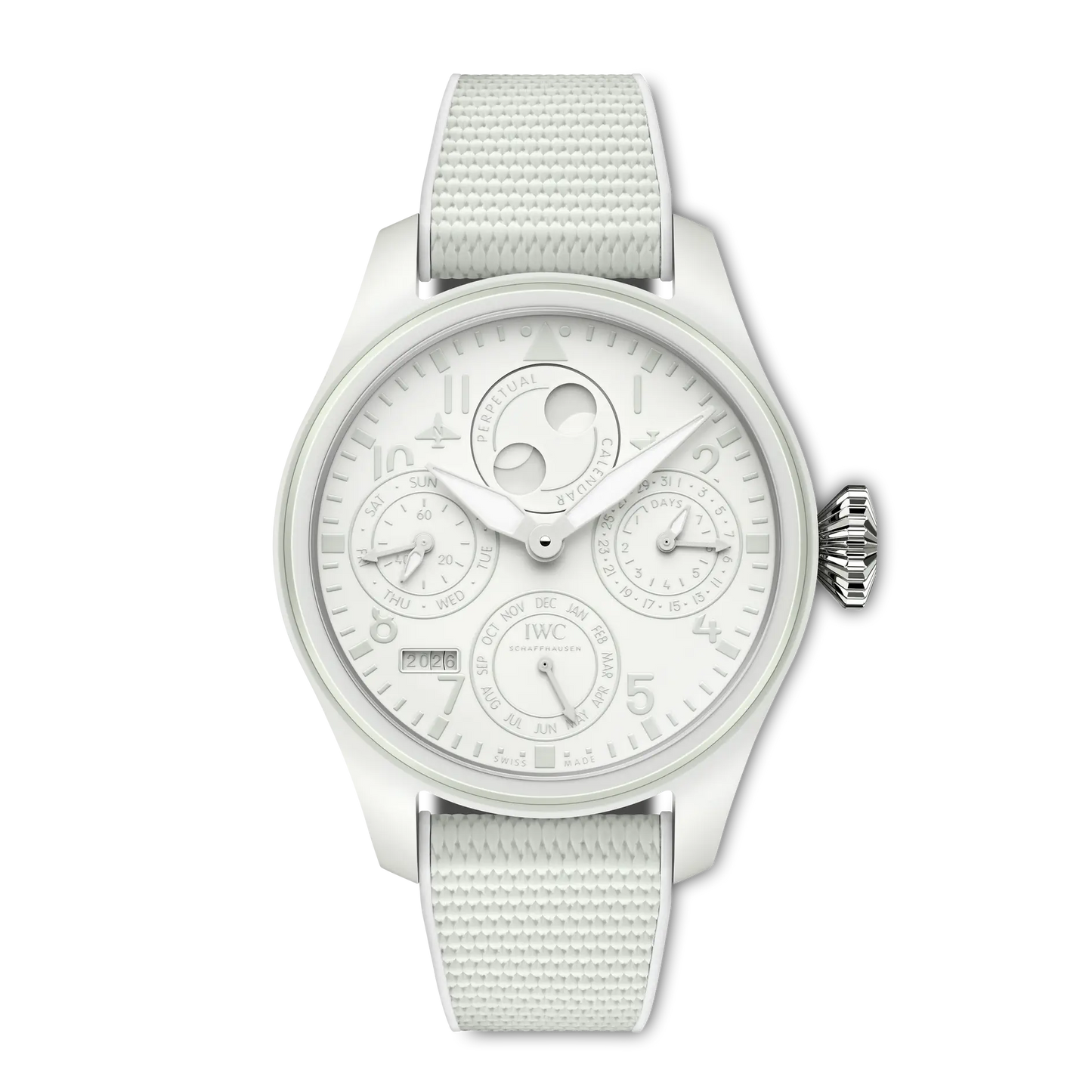 IWC Big Pilot's Watch Perpetual Calendar Ceralume® White