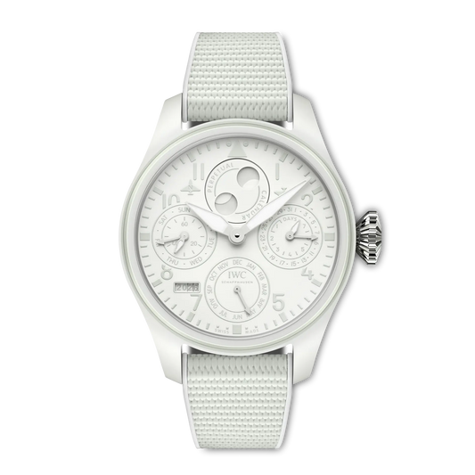 IWC Big Pilot's Watch Perpetual Calendar Ceralume® White