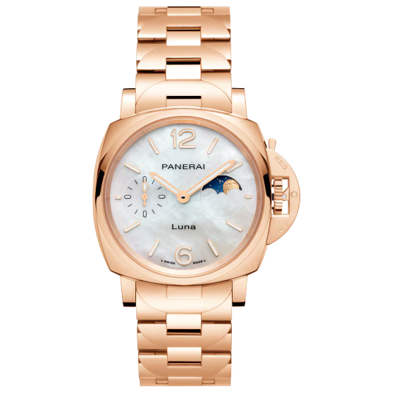 Panerai Luminor Due TuttoOro Luna White