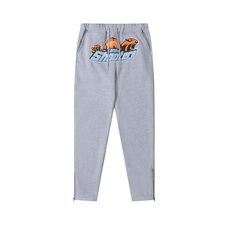 Pantaloni da tuta grigio-arancio dei Shooters