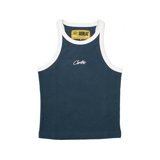 Womens Allstarz Contrast Blue Tank Top