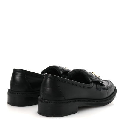 Lambskin Quilted CC Turnlock Loafers 37 Black 37 Black