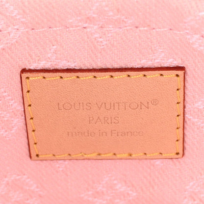Monogram Denim Sunset Washed Pink