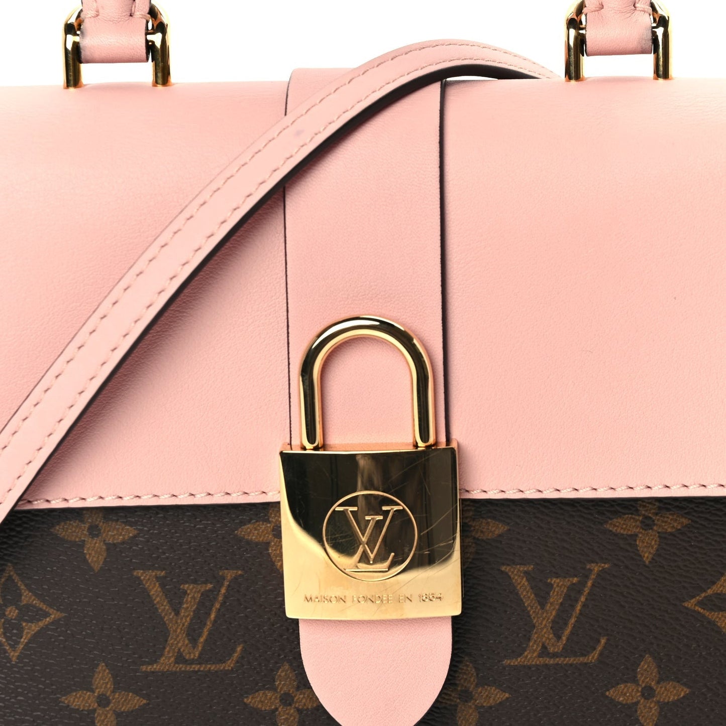 Monogram Locky BB  Rose Poudre