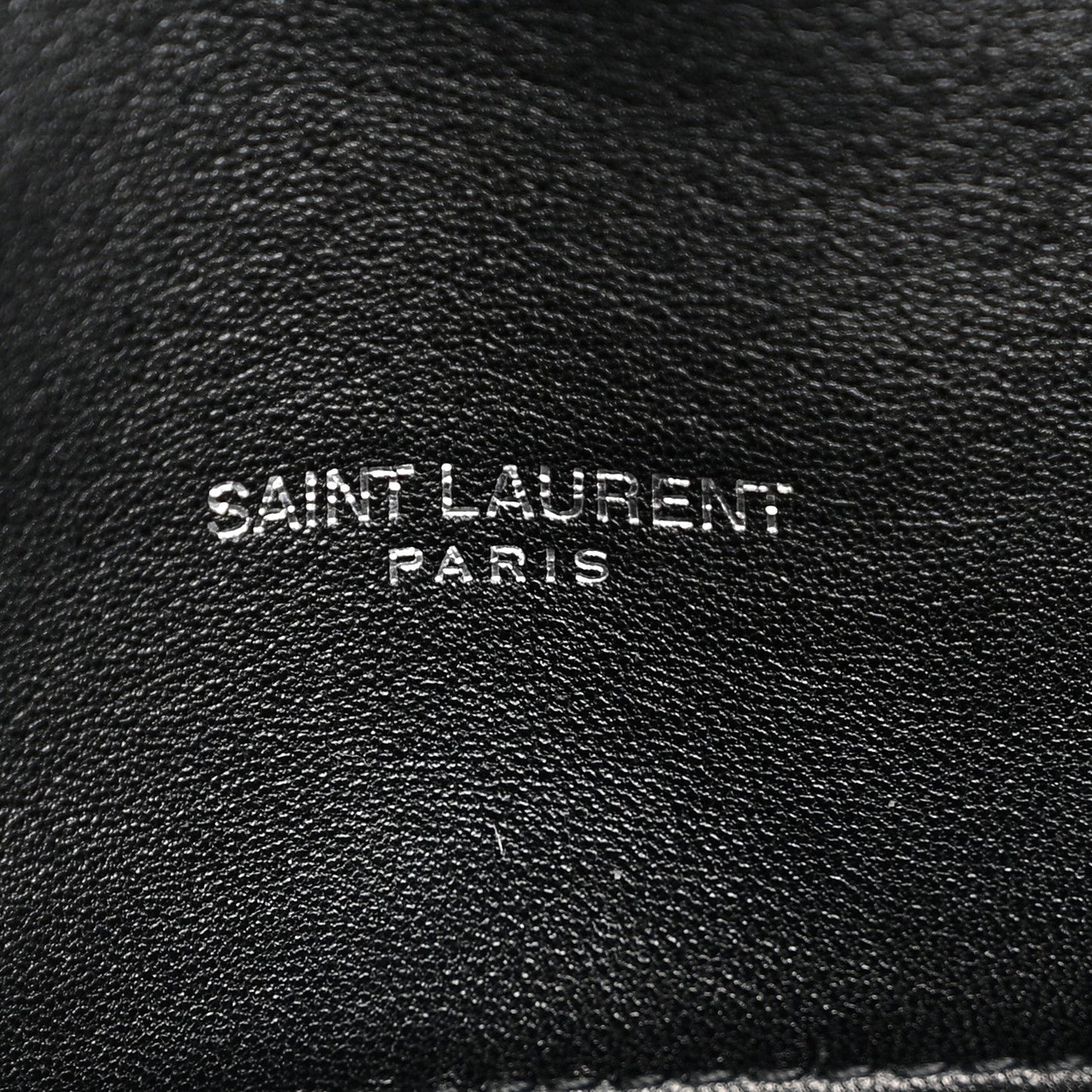 Lambskin Quilted Medium Loulou Puffer Monogram Chain Satchel Black