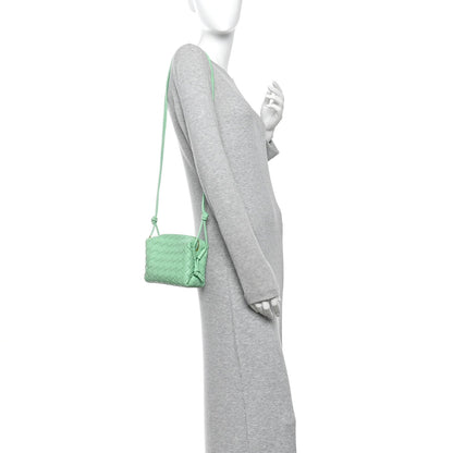 Nappa Intrecciato Mini Loop Camera Bag Siren