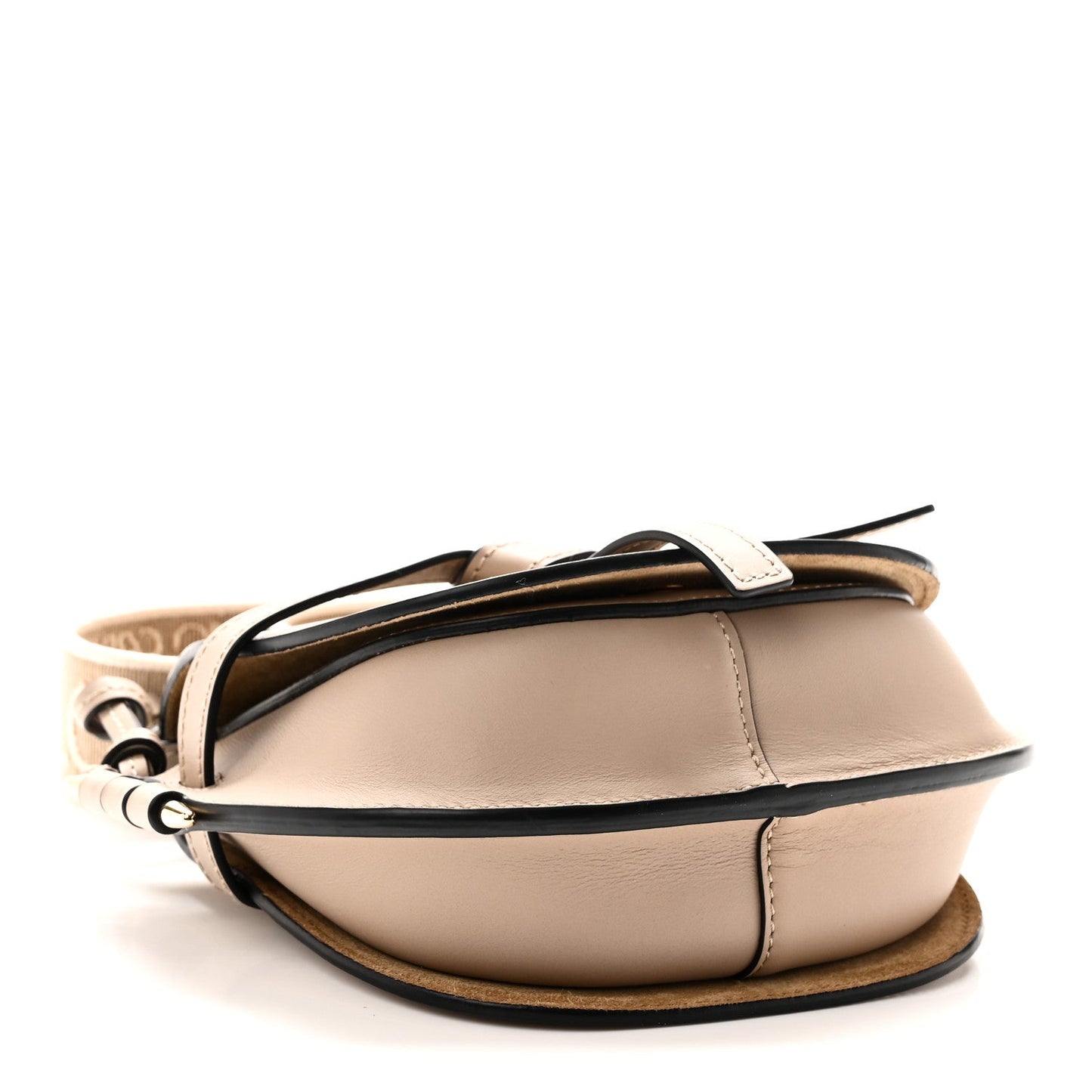 Calfskin Jacquard Mini Gate Dual Bag Clay