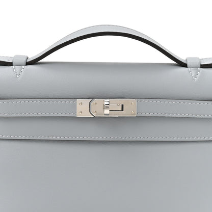 Swift Kelly Pochette Clutch Gris Pantin